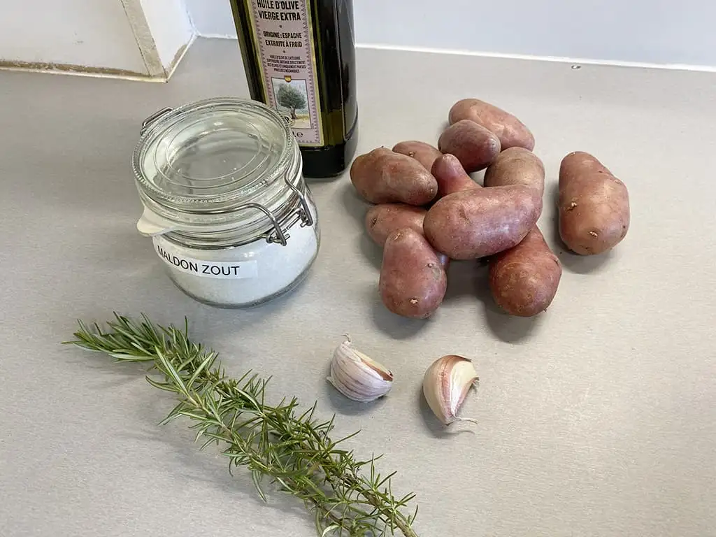 Roseval wedges uit de oven ingrediënten