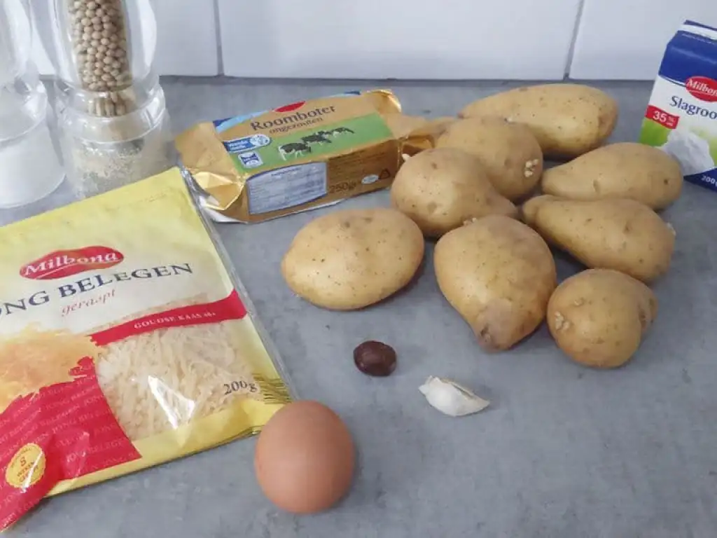 Aardappelgratin ingrediënten