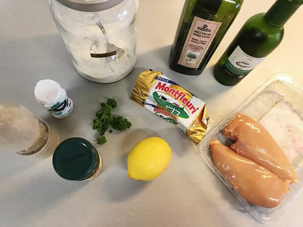 Kip piccata ingrediënten