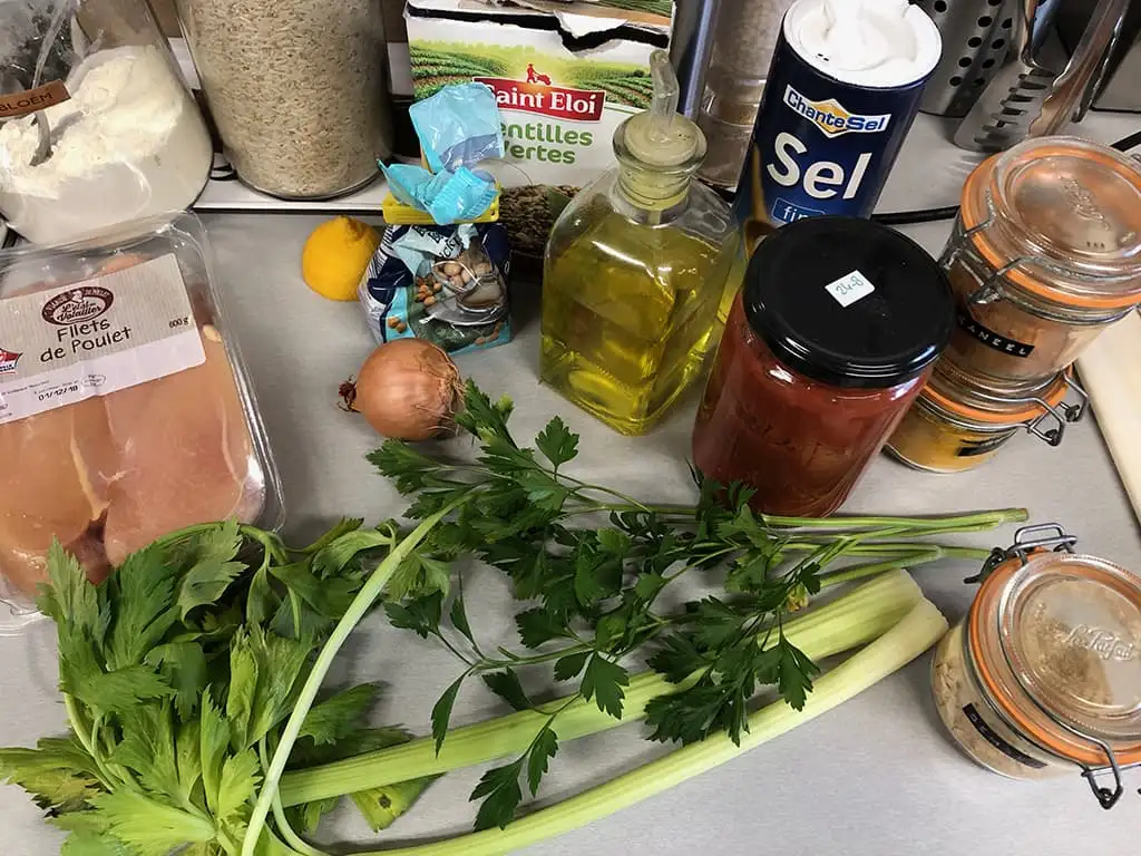 Harira - Marokkaanse soep ingrediënten