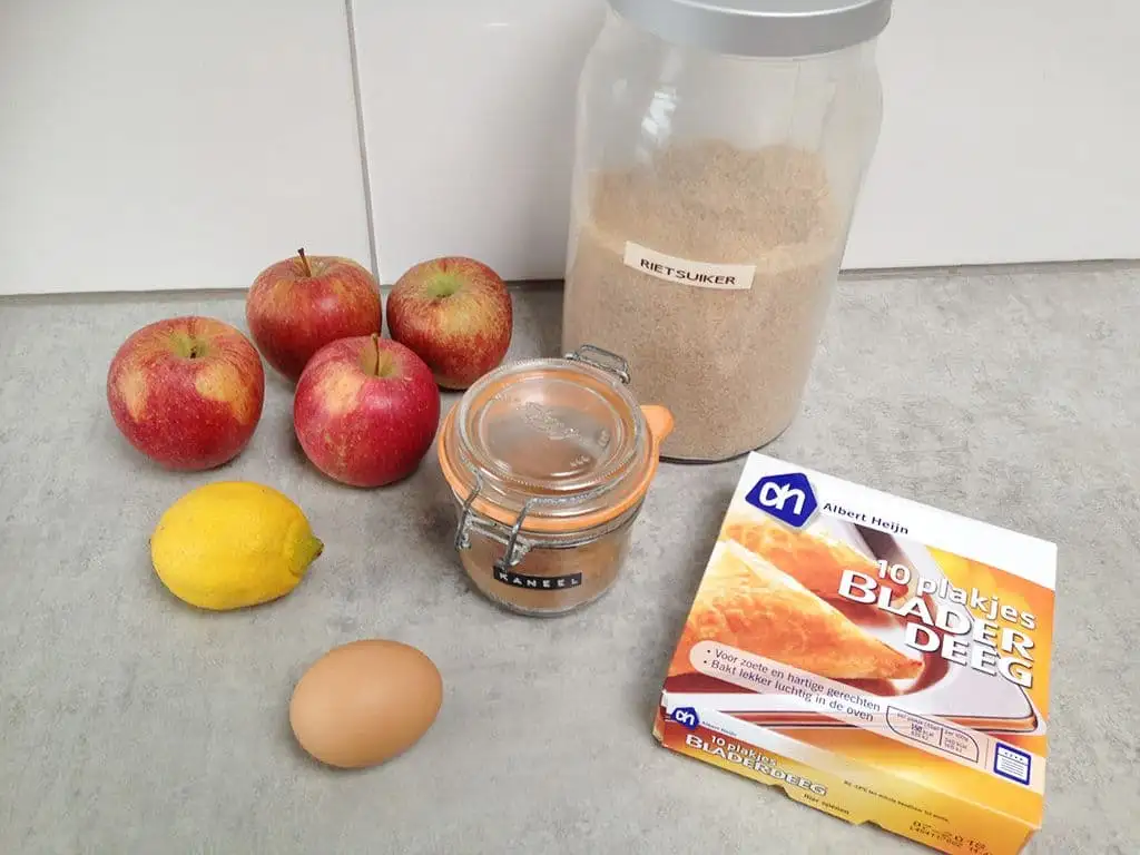 Appelflappen ingrediënten