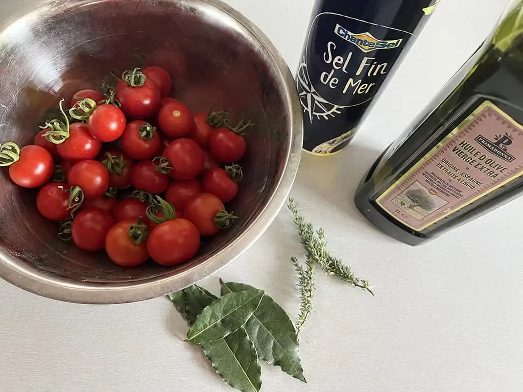 Zongedroogde tomaten ingrediënten