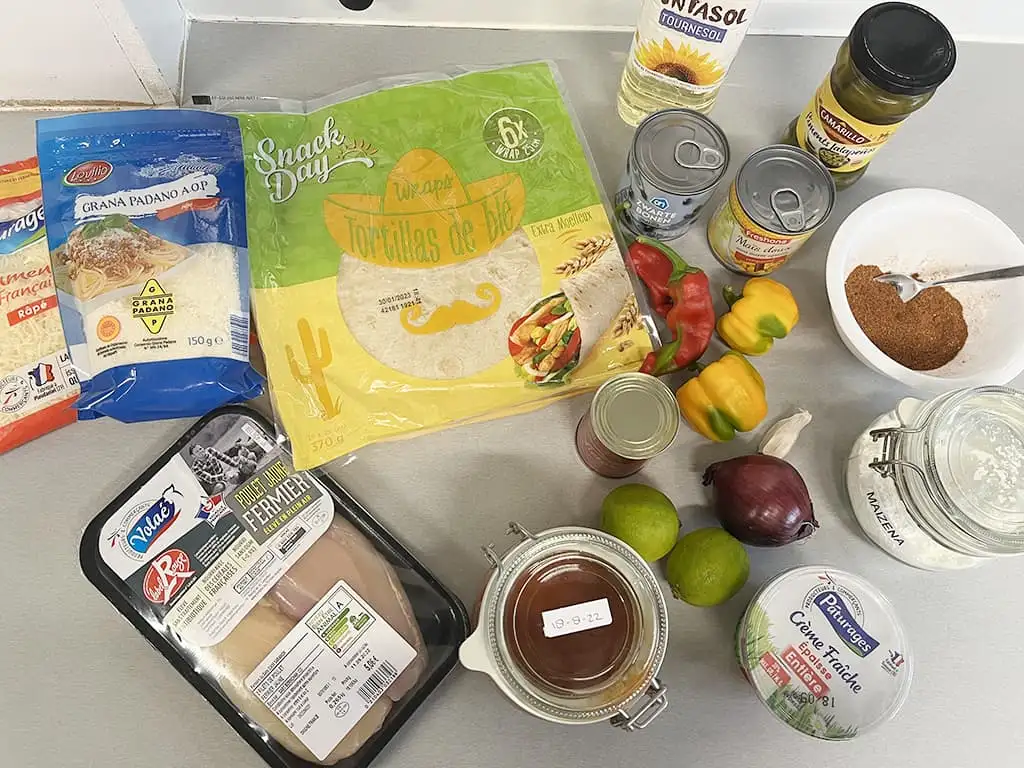 Mexicaanse enchiladas ingrediënten