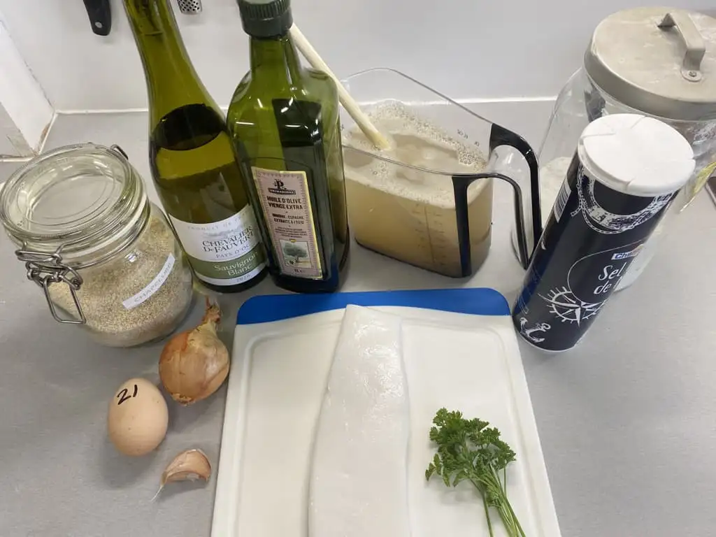 Albóndigas de choco ingrediënten