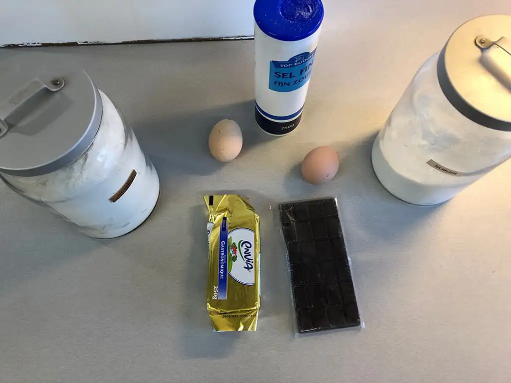 Brownies ingrediënten
