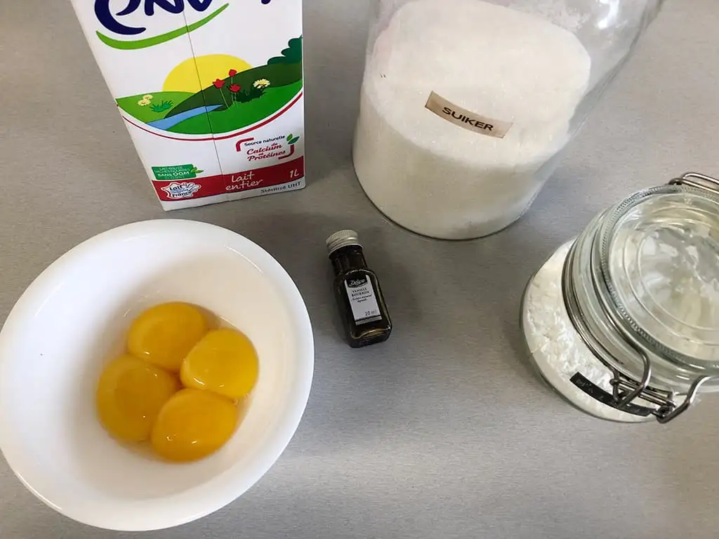 Zelf vanillevla maken ingrediënten