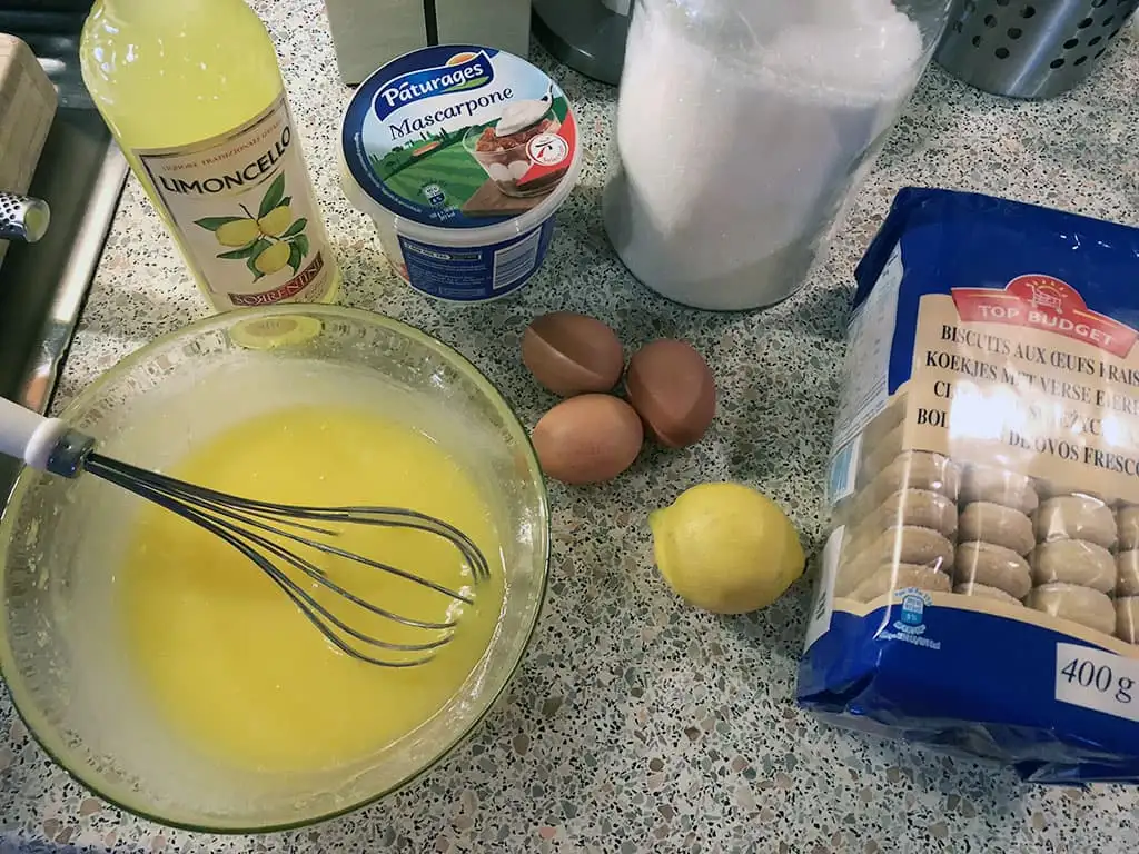 Limoncello tiramisu ingrediënten
