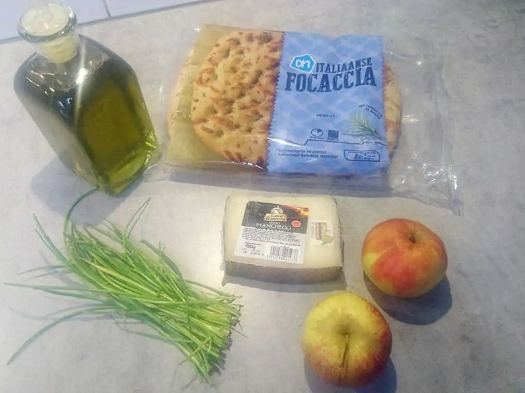 Appel en manchego crostini ingrediënten