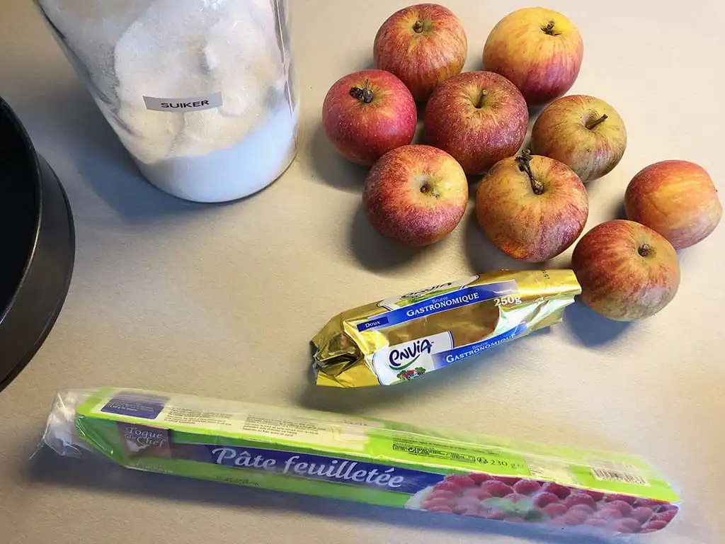 Tarte tatin ingrediënten