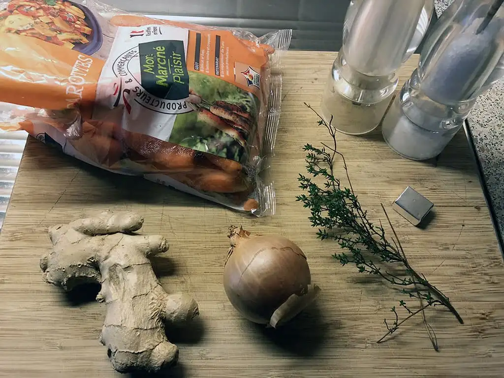 Wortelpuree ingrediënten