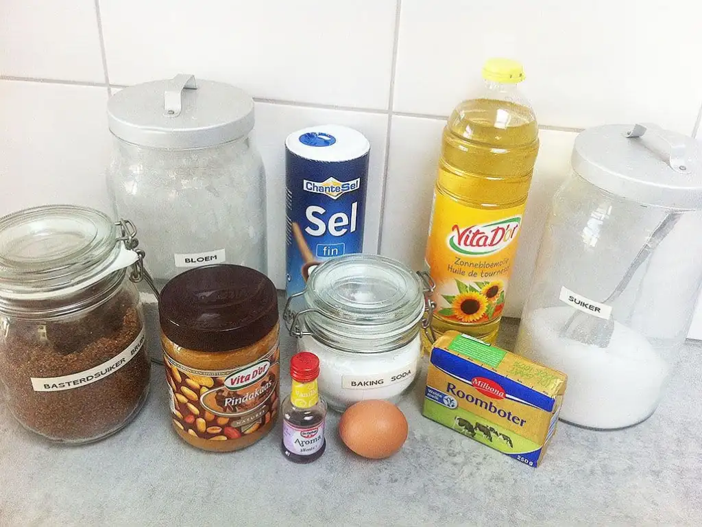 Pindakaaskoekjes ingrediënten