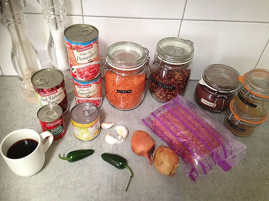 Bonenschotel uit de slowcooker ingrediënten