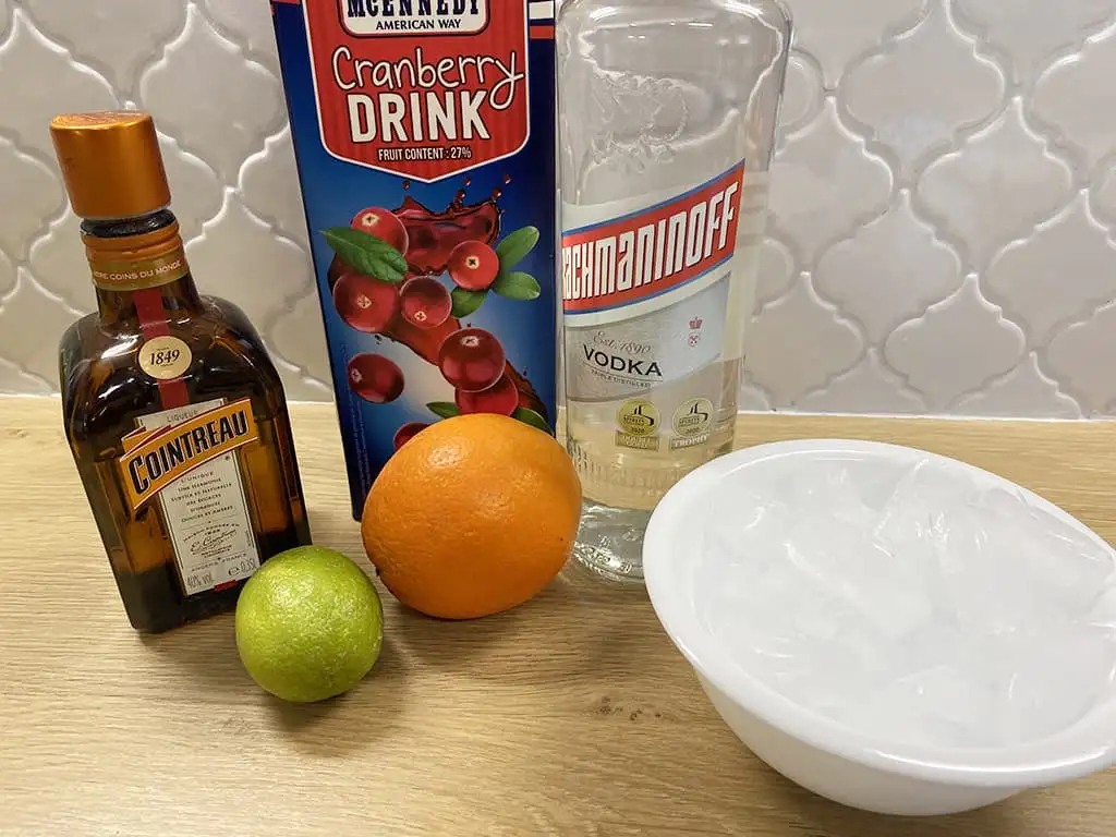 Cosmopolitan ingrediënten