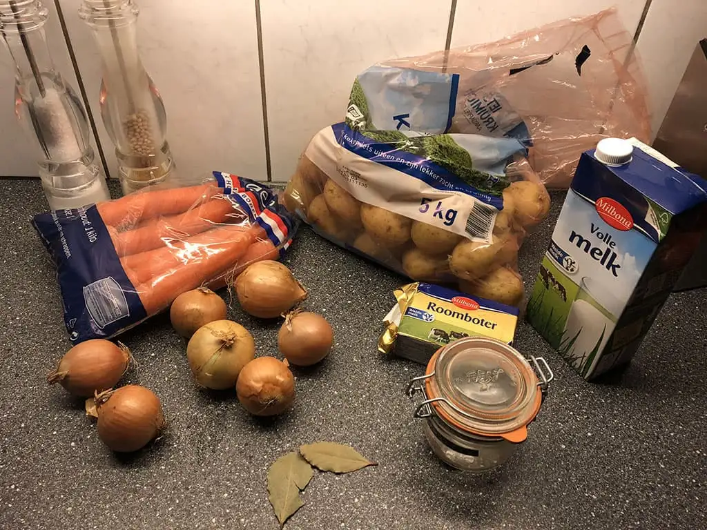 Hutspot ingrediënten
