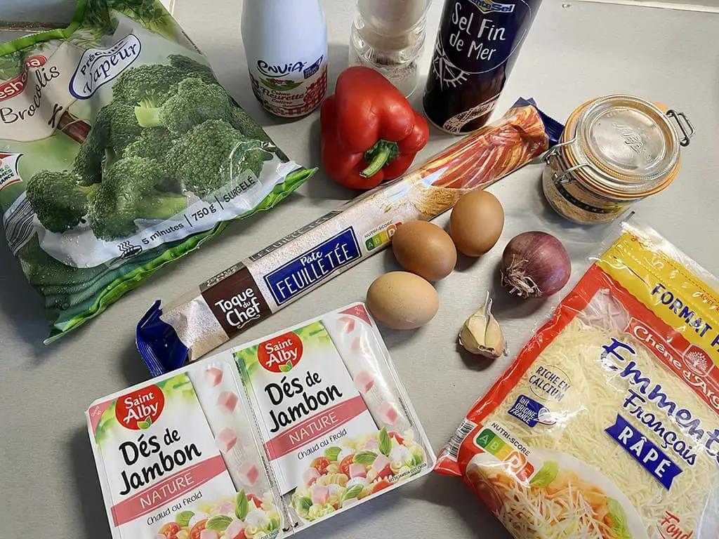 Broccoli quiche ingrediënten