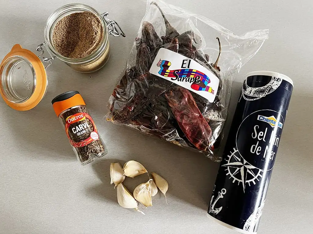 Zelf harissa maken ingrediënten