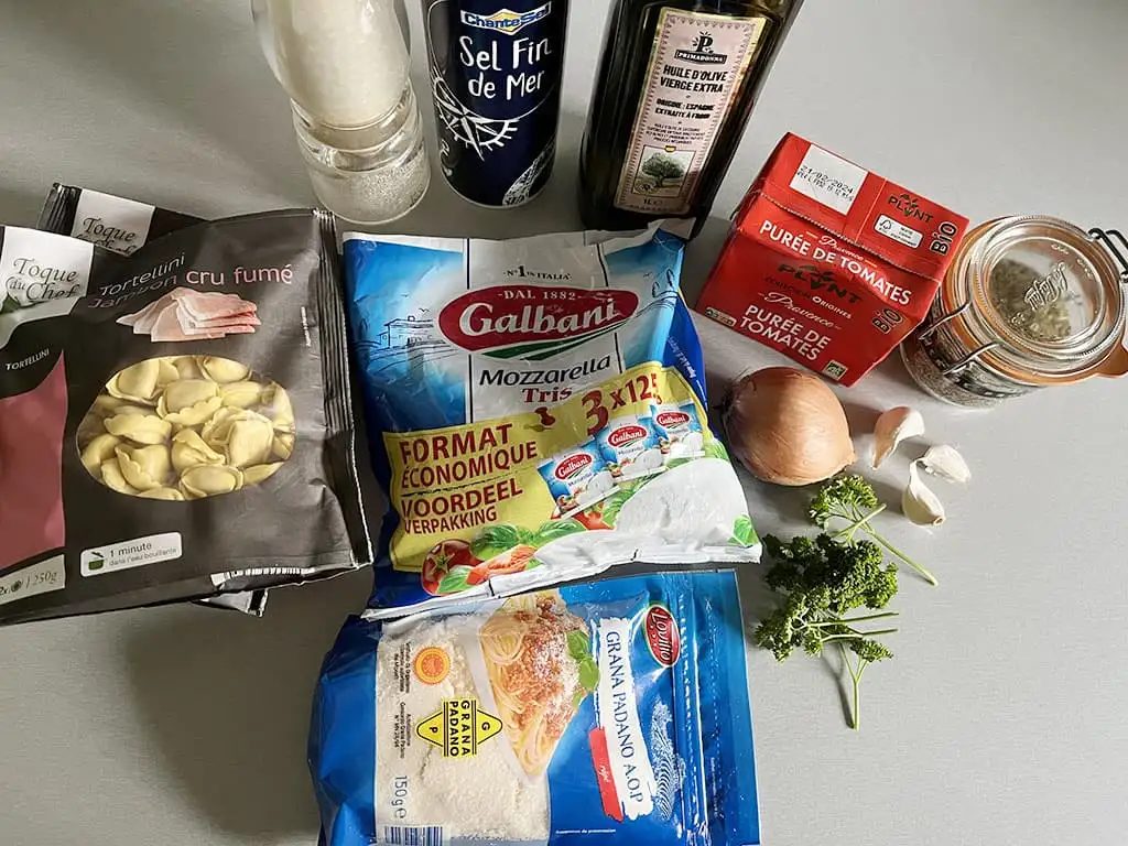 Tortellini ovenschotel ingrediënten