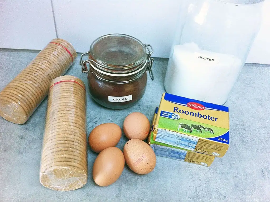 Arretjescake ingrediënten