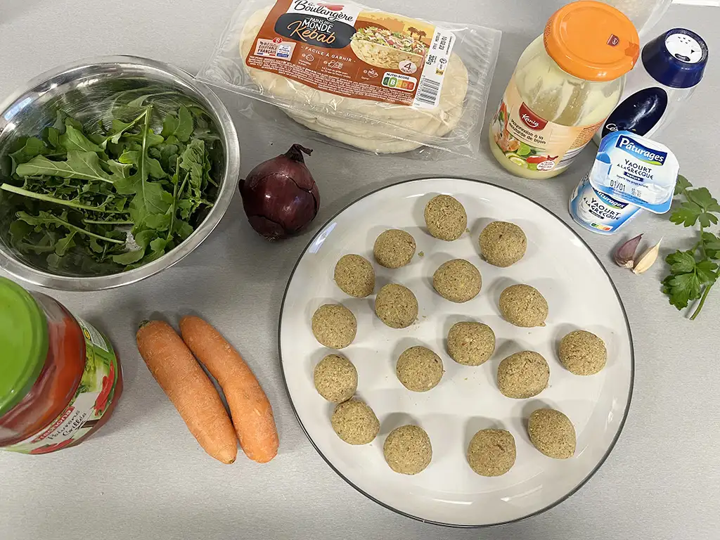 Broodje falafel ingrediënten