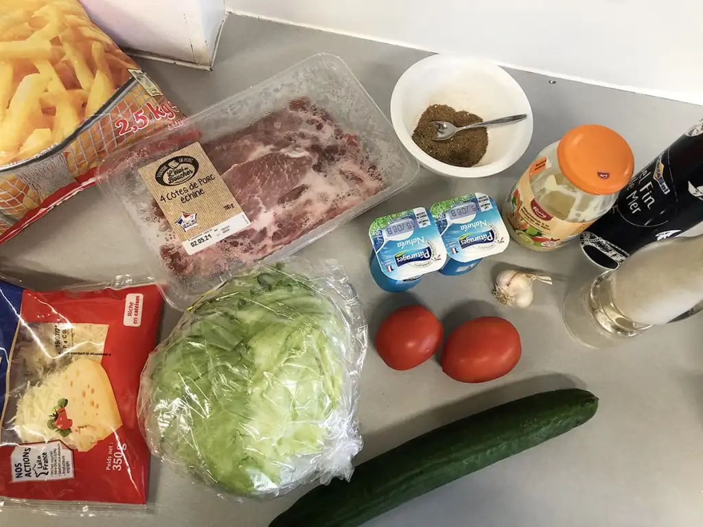 Zelf kapsalon maken ingrediënten