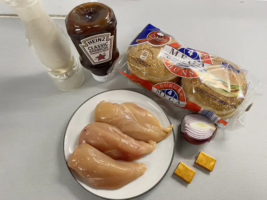 Snelle pulled chicken ingrediënten