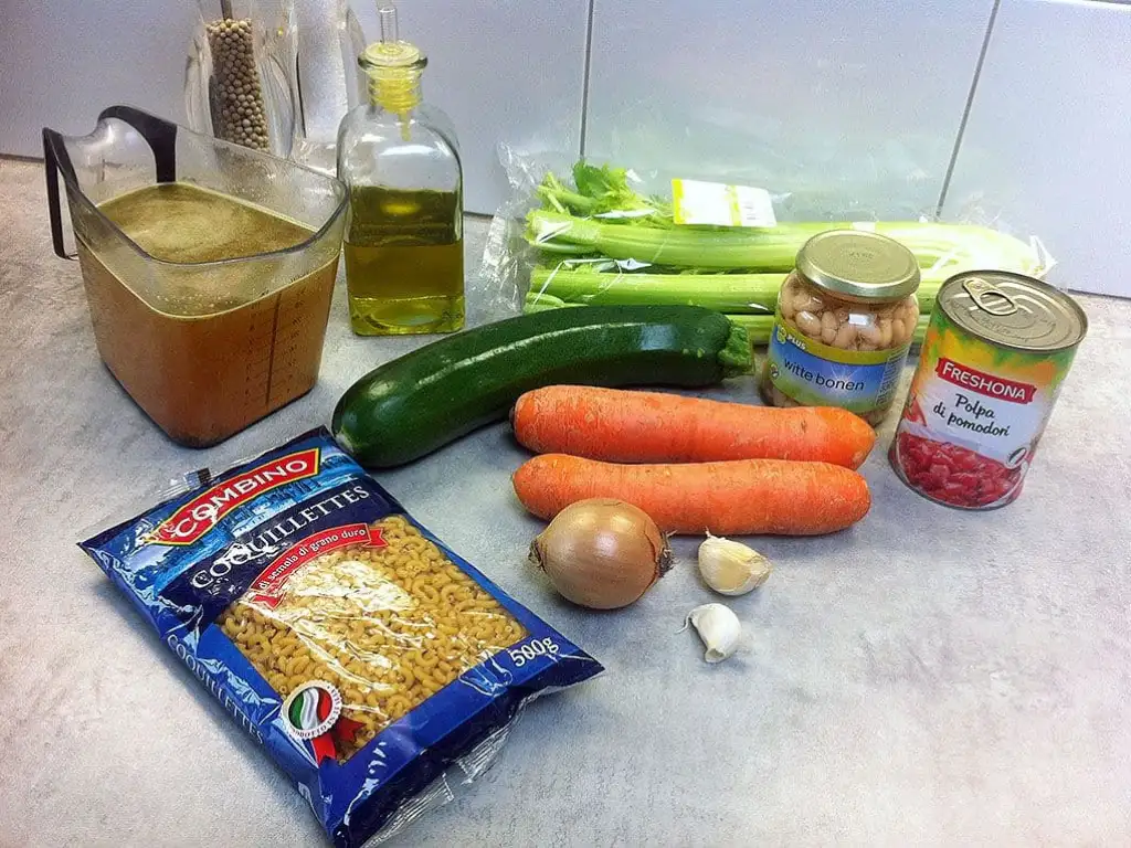Minestrone soep ingrediënten