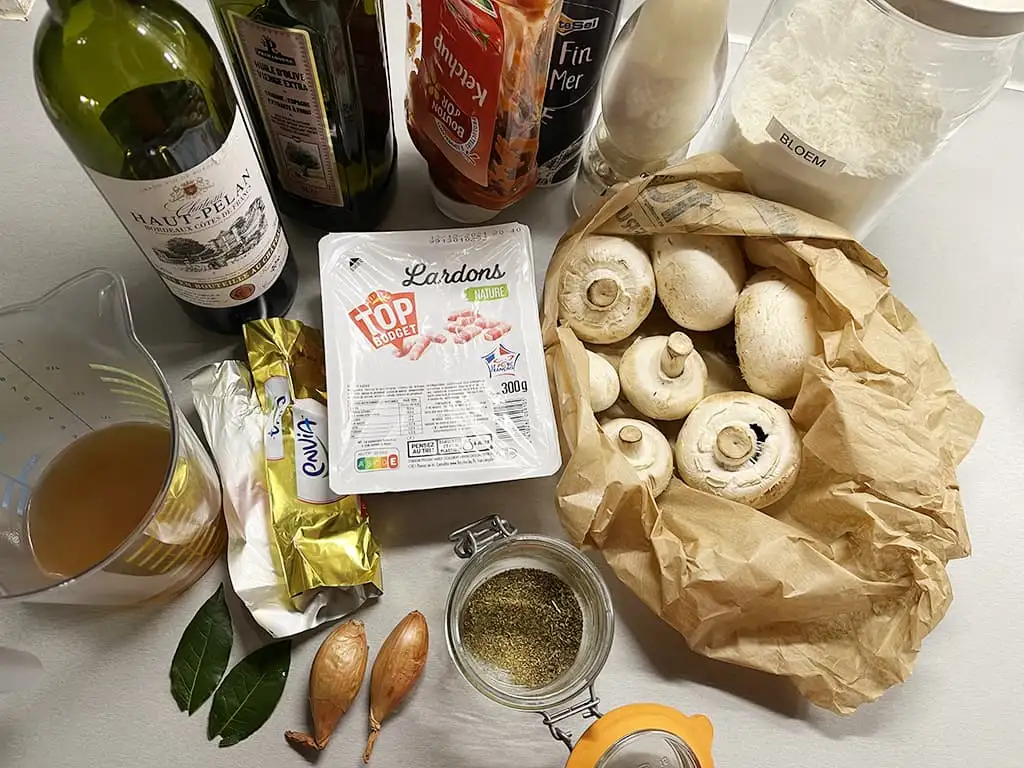 Jachtsaus ingrediënten