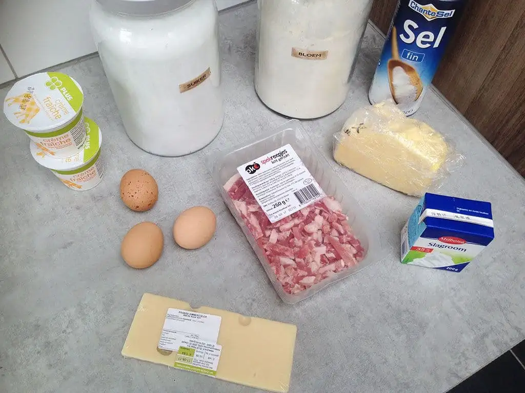 Quiche Lorraine ingrediënten
