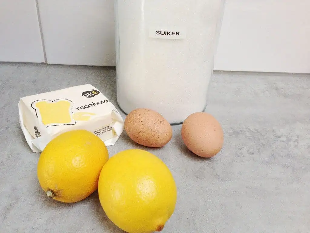 Lemon curd ingrediënten