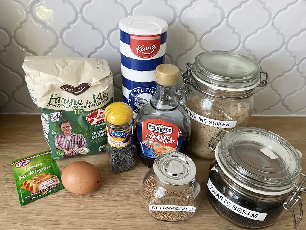 Zelf bagels maken ingrediënten