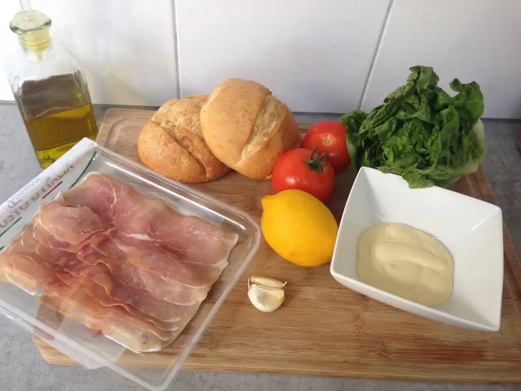 Broodje prosciutto di parma ingrediënten