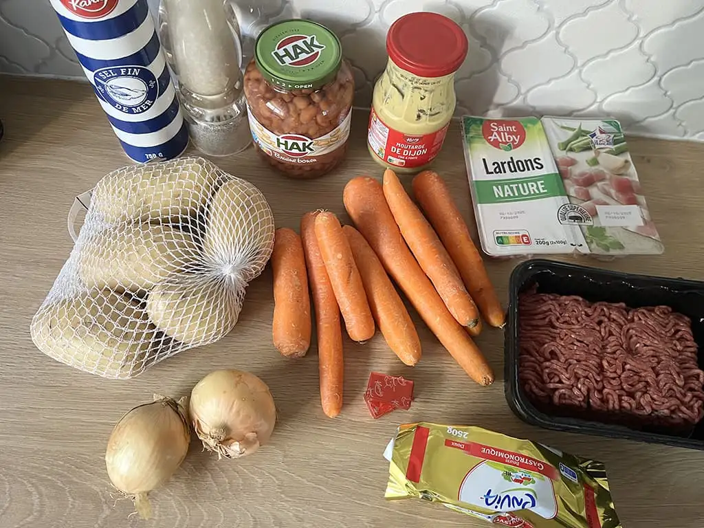 Hollandse bruine bonenschotel ingrediënten
