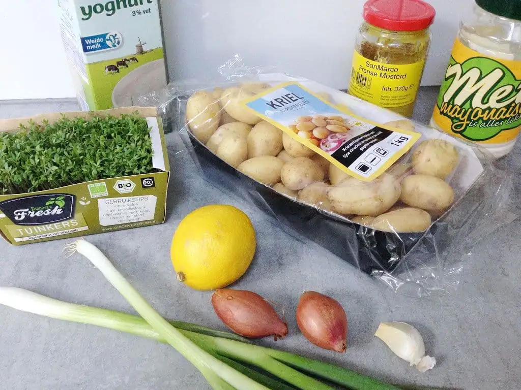 Krieltjessalade ingrediënten