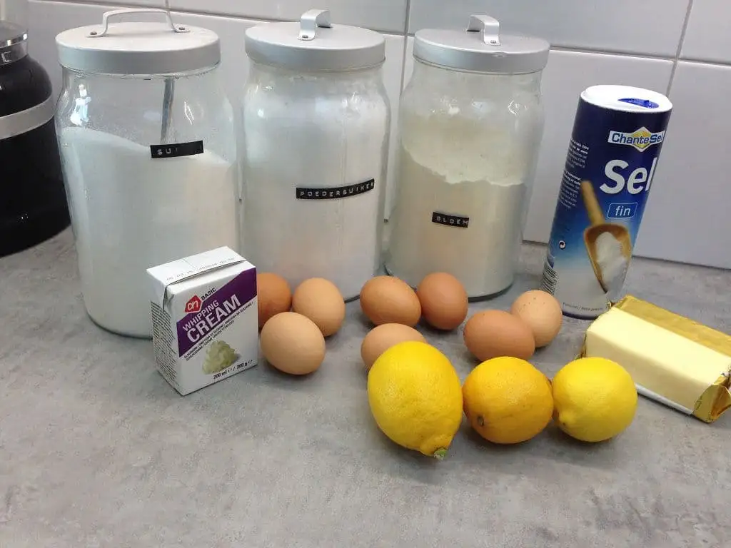 Franse citroentaart ingrediënten