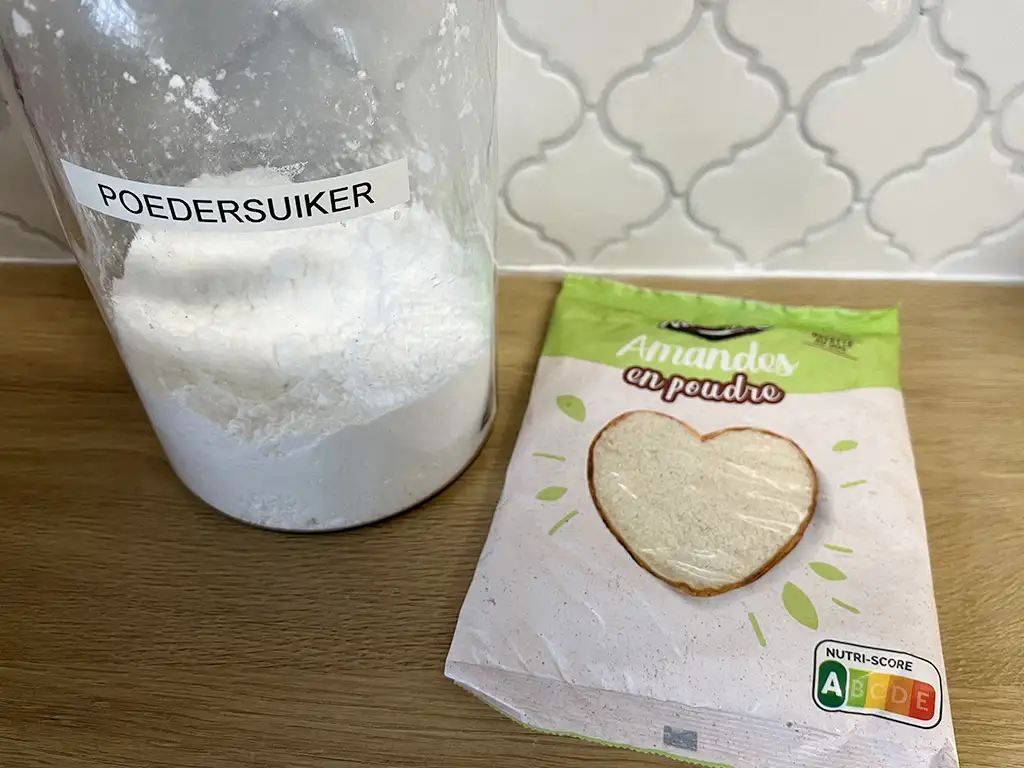 Marsepein ingrediënten