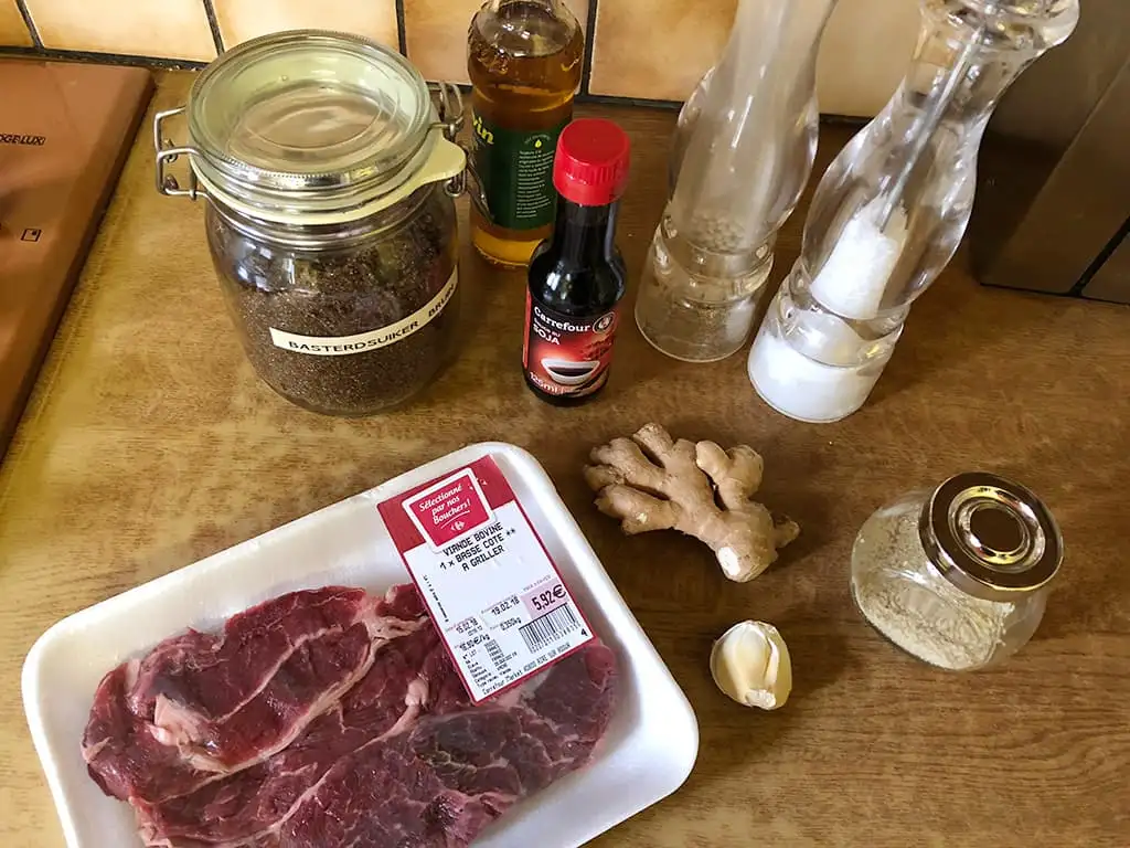 Bulgogi bief ingrediënten