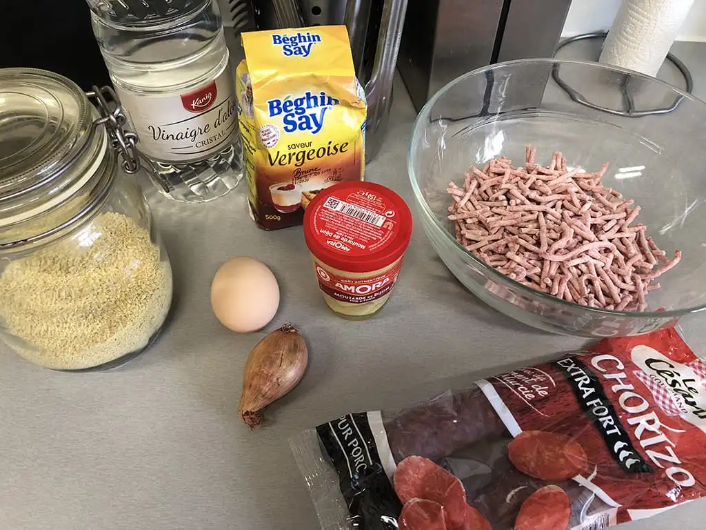 Pittige gehaktballetjes ingrediënten