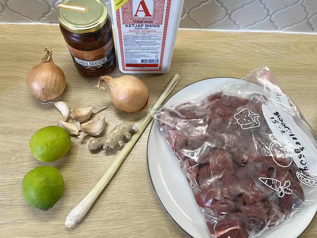 Makkelijk Indonesisch stoofvlees ingrediënten