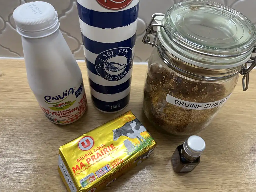 Butterscotch ingrediënten