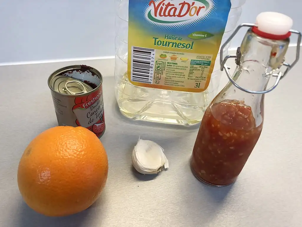 Babi panggang saus ingrediënten