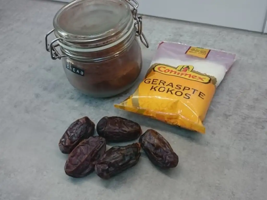 Suikervrije kokosballetjes ingrediënten