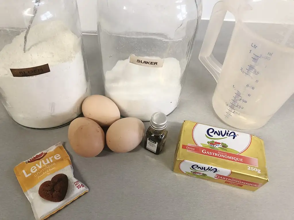 Valentijns beignets ingrediënten