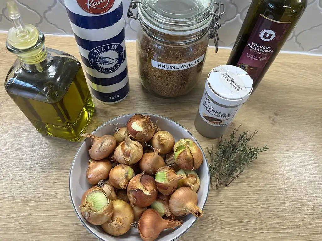 Balsamico uitjes ingrediënten