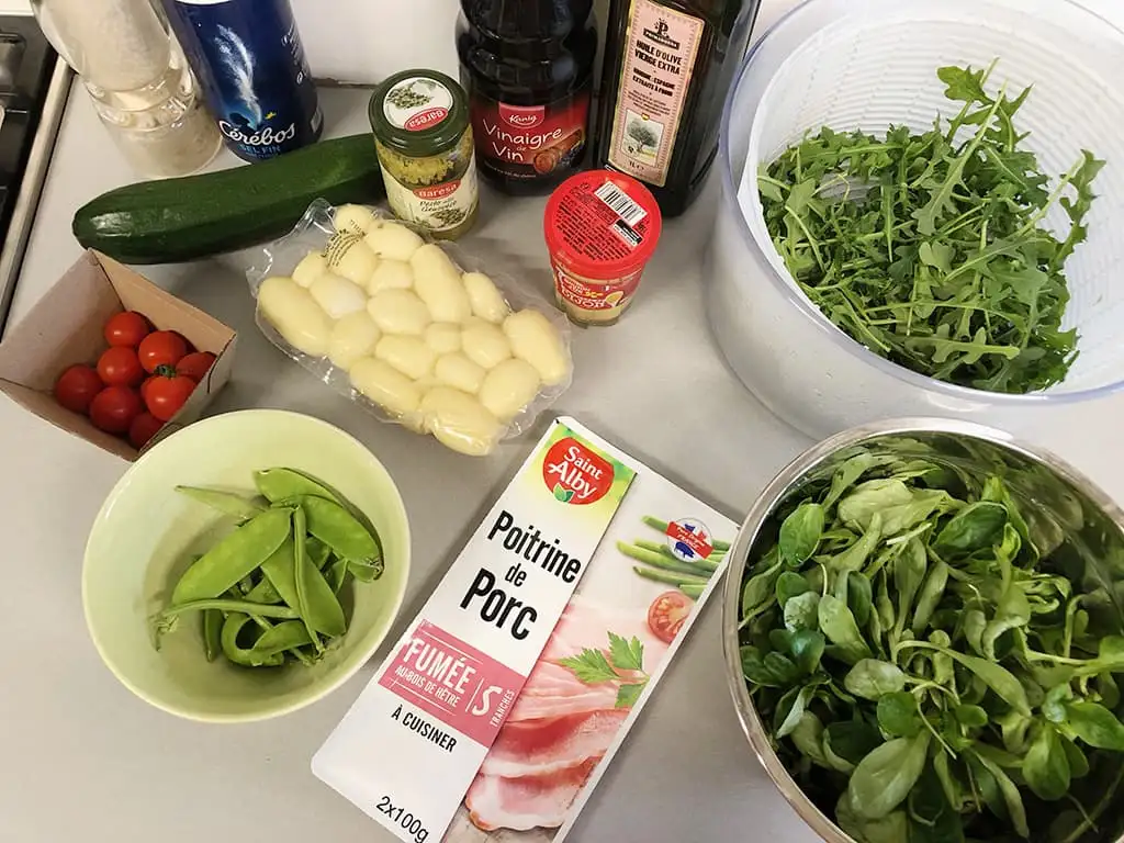 Maaltijdsalade met krieltjes ingrediënten