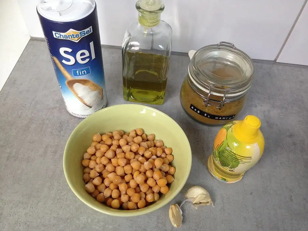 Hummus met ras el hanout ingrediënten