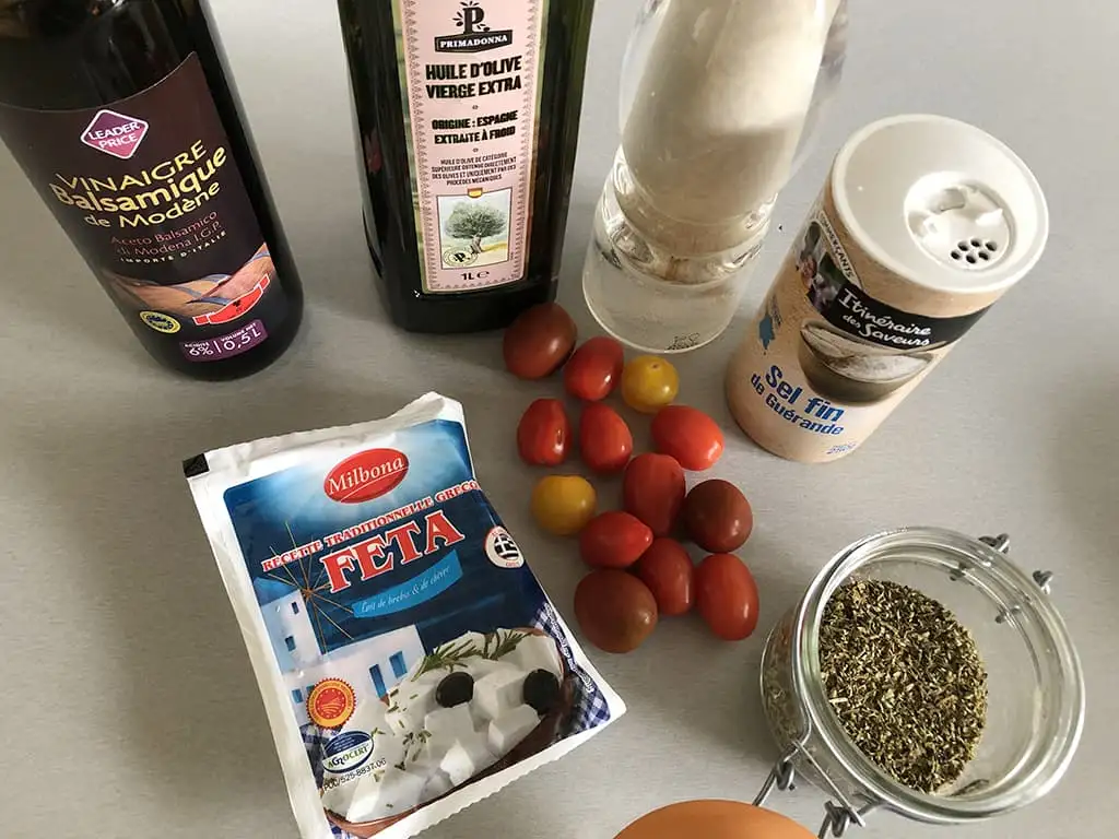 Gebakken feta uit de oven ingrediënten