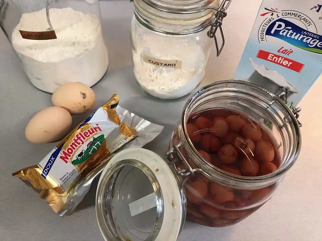 Kersen pannenkoeken ingrediënten