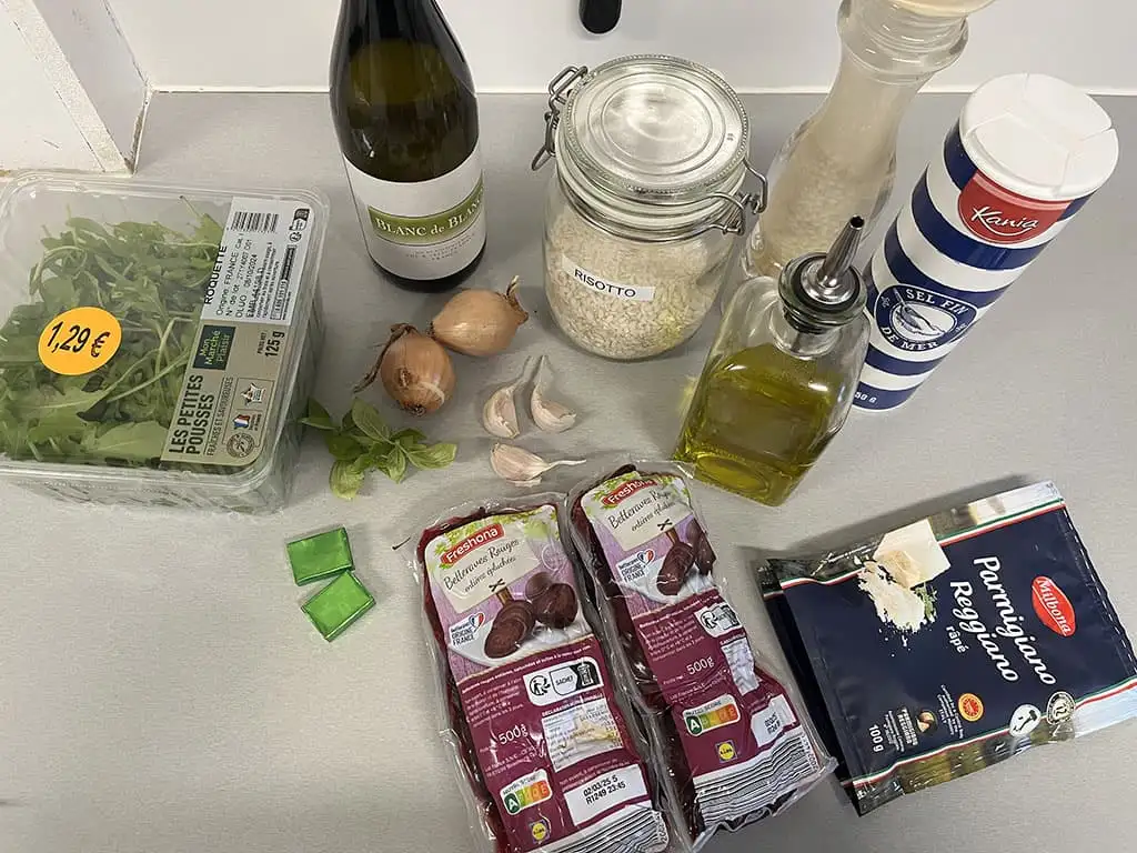Rode bietenrisotto ingrediënten