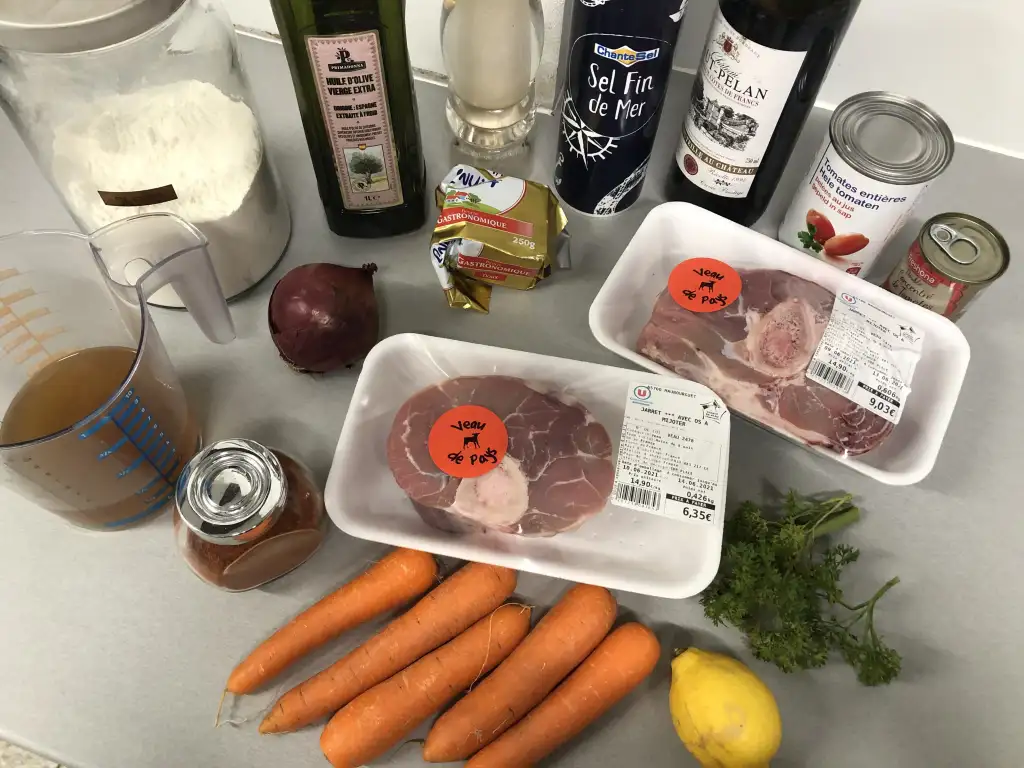 Ossobuco ingrediënten