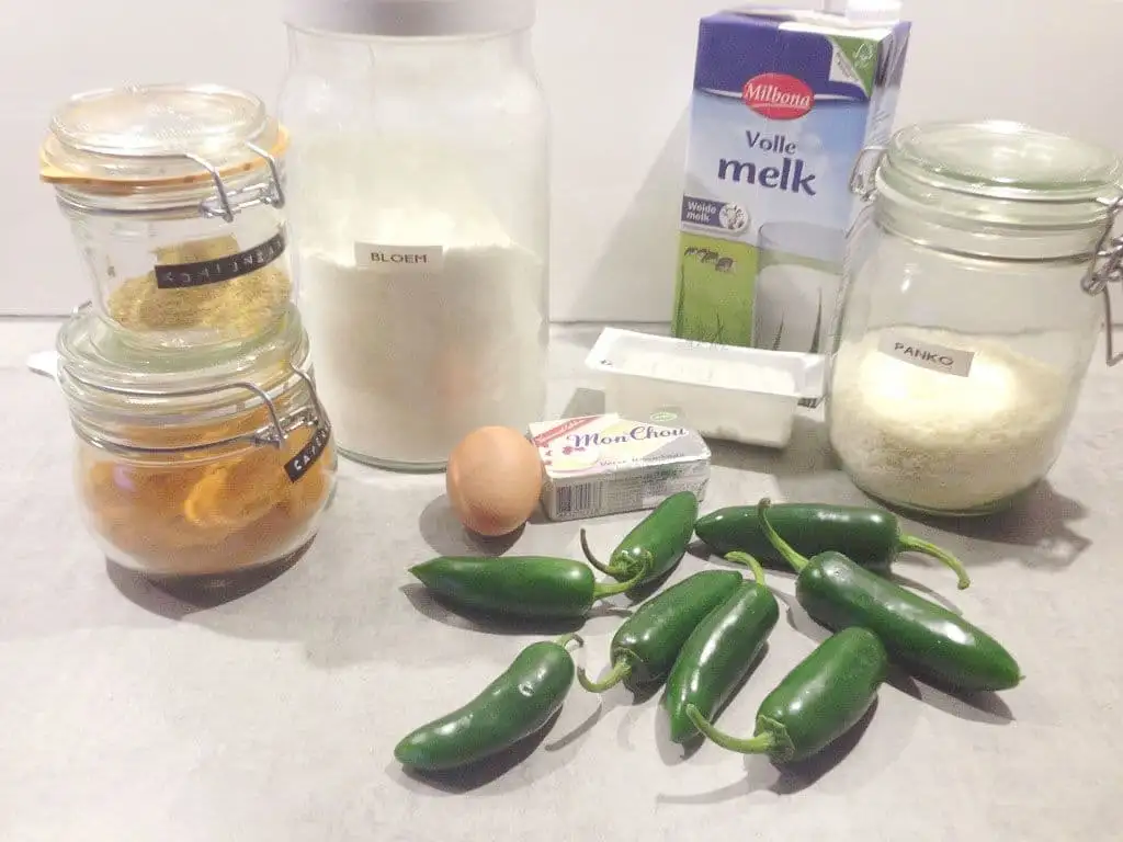 Gefrituurde jalapeño pepers ingrediënten